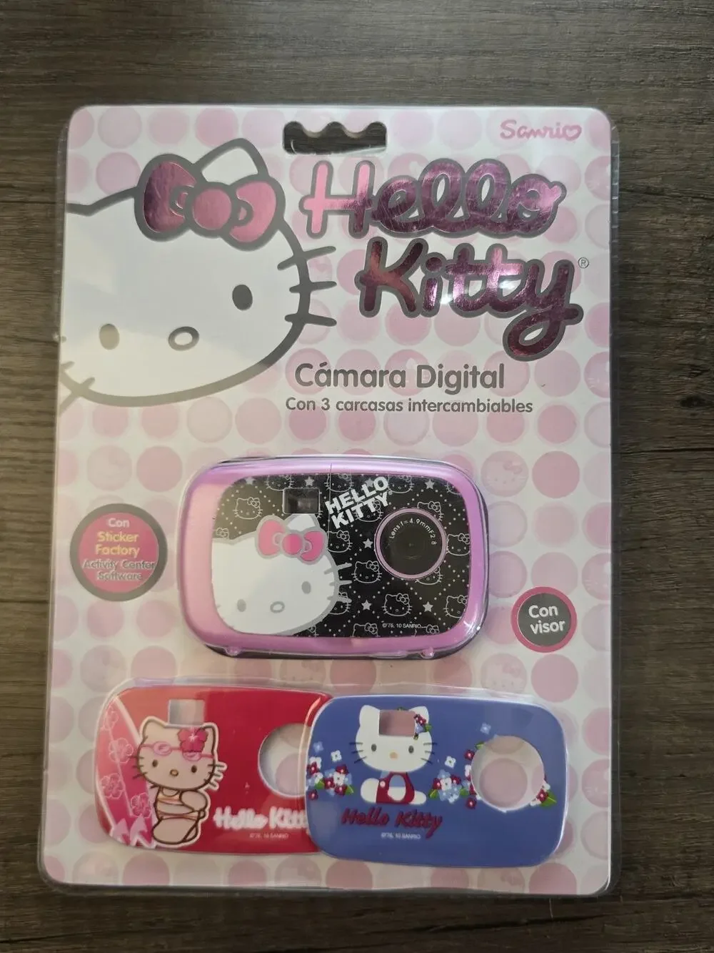 Hello Kitty By Sanrio Digital Camera Kit Changing Faceplate Kid 2010 SAKAR New